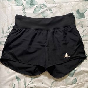 -Black Adidas shorts